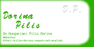 dorina pilis business card